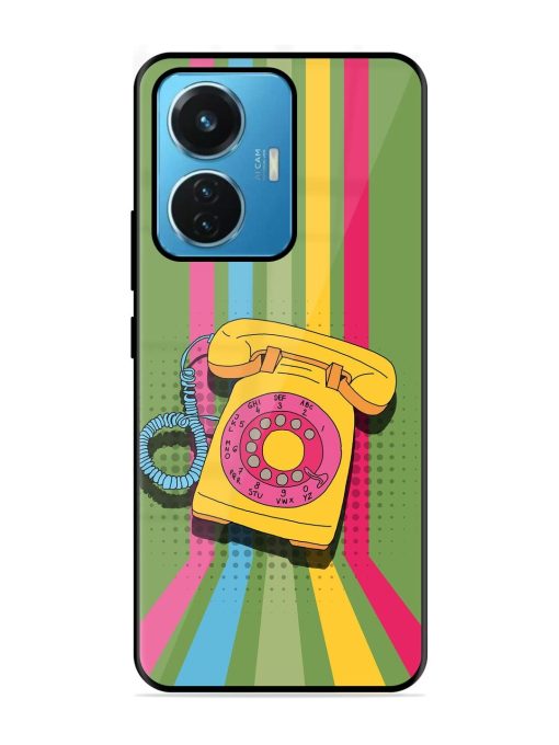 Retro Dialer Glossy Soft Edge Case for Iqoo Z6 (44W) Chachhi