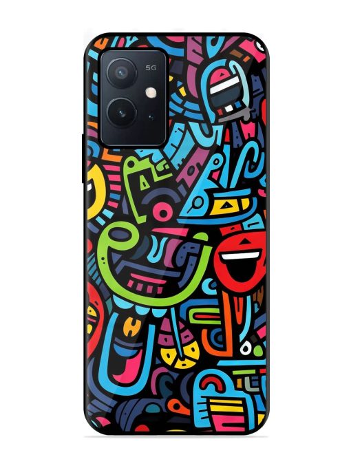 Doodlephoria Glossy Soft Edge Case for Iqoo Z6 (5G) Chachhi