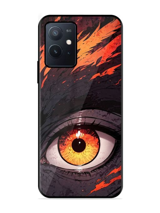 Inferno Gaze Glossy Soft Edge Case for Iqoo Z6 (5G) Chachhi