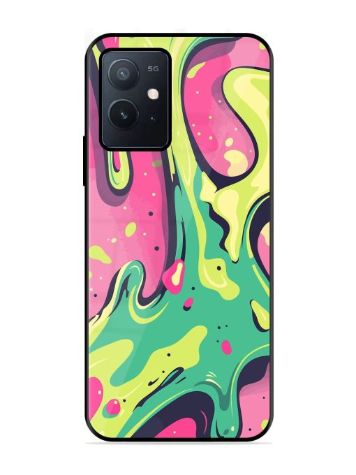 Gooey Grooves Glossy Soft Edge Case for Iqoo Z6 (5G) Chachhi