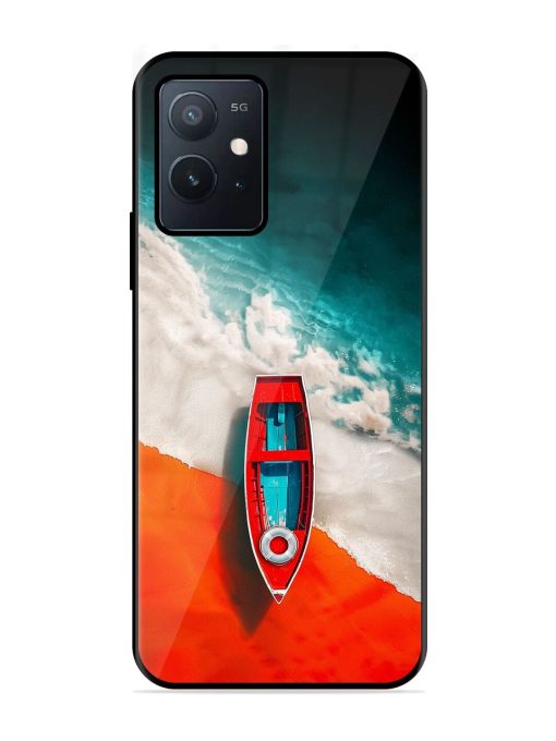 Crimson Tide Glossy Soft Edge Case for Iqoo Z6 (5G) Chachhi