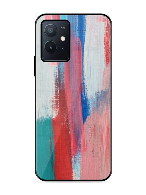 Colorful Chaos Glossy Soft Edge Case for Iqoo Z6 (5G) Chachhi