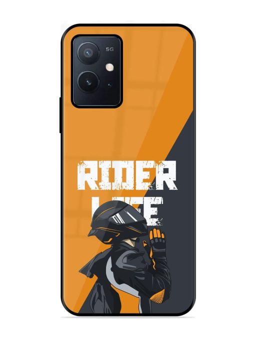 Ride Never Ends Glossy Soft Edge Case for Iqoo Z6 (5G) Chachhi