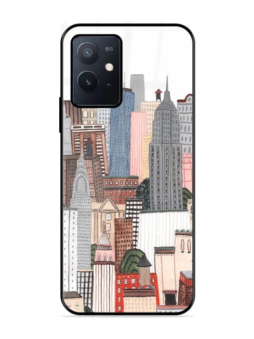 Cityscape Dreams Glossy Soft Edge Case for Iqoo Z6 (5G) Chachhi