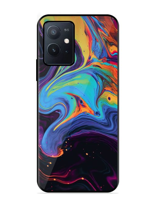 Liquid Dreamscape Glossy Soft Edge Case for Iqoo Z6 (5G) Chachhi