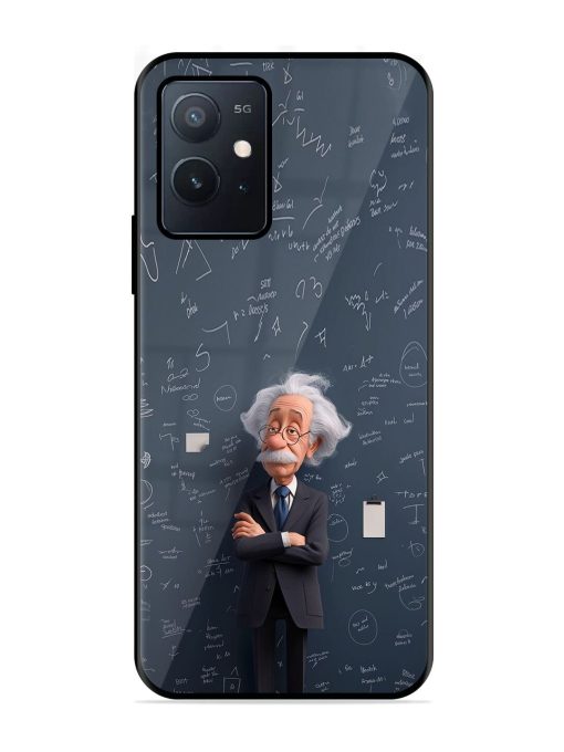 Albert Einstein Glossy Soft Edge Case for Iqoo Z6 (5G) Chachhi