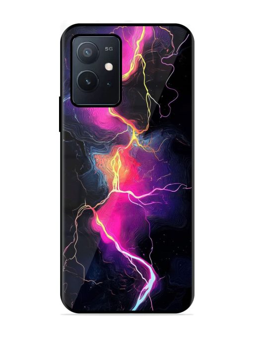 Electric Dreams Glossy Soft Edge Case for Iqoo Z6 (5G) Chachhi