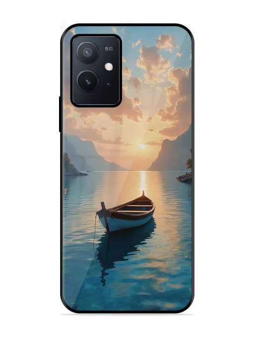 Serene Sunset Glossy Soft Edge Case for Iqoo Z6 (5G) Chachhi