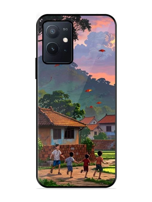 Sunset Play Glossy Soft Edge Case for Iqoo Z6 (5G) Chachhi