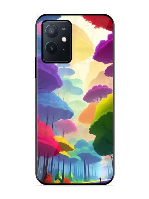 Rainbow Road Glossy Soft Edge Case for Iqoo Z6 (5G)