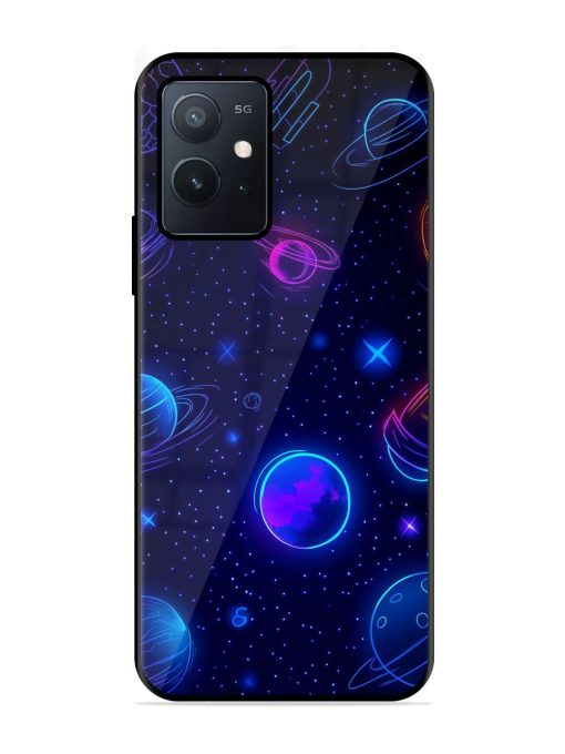 Neon Cosmos Glossy Soft Edge Case for Iqoo Z6 (5G)