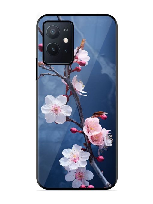 Delicate Blossoms Glossy Soft Edge Case for Iqoo Z6 (5G) Chachhi