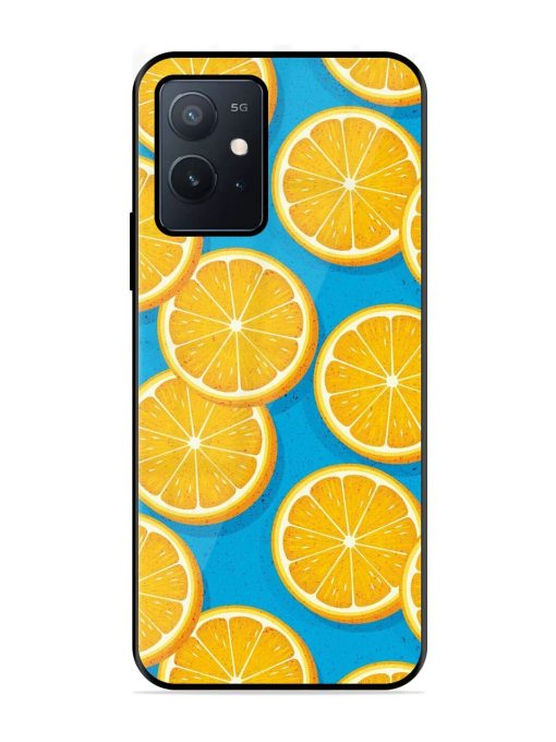 Citrus Symphony Glossy Soft Edge Case for Iqoo Z6 (5G) Chachhi