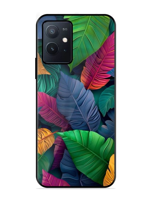 Tropical Tapestry Glossy Soft Edge Case for Iqoo Z6 (5G) Chachhi