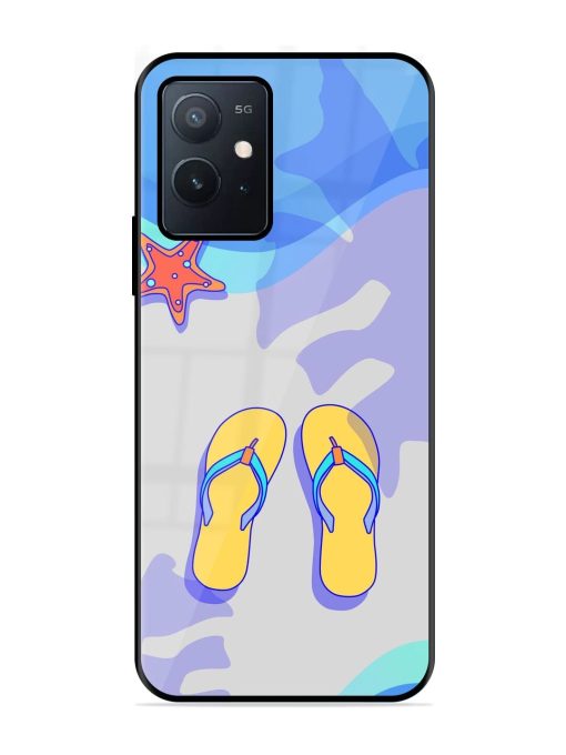 Sandy Toes And Salty Seas Glossy Soft Edge Case for Iqoo Z6 (5G) Chachhi