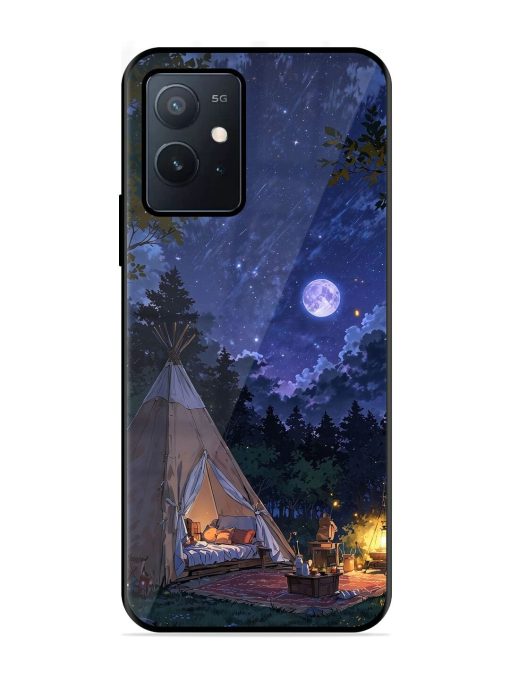 Moonlight Camping Glossy Soft Edge Case for Iqoo Z6 (5G) Chachhi