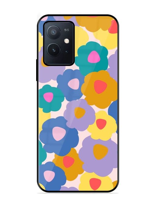 Flower Power Glossy Soft Edge Case for Iqoo Z6 (5G) Chachhi