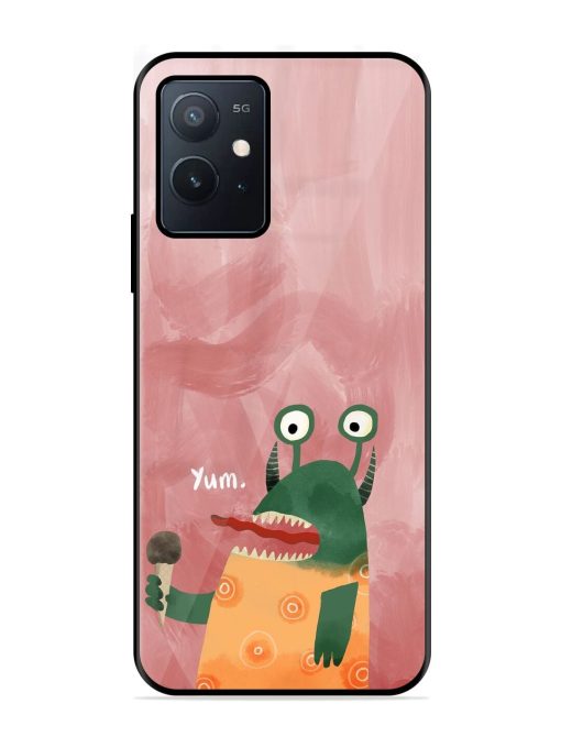 Hungry Monster Glossy Soft Edge Case for Iqoo Z6 (5G) Chachhi