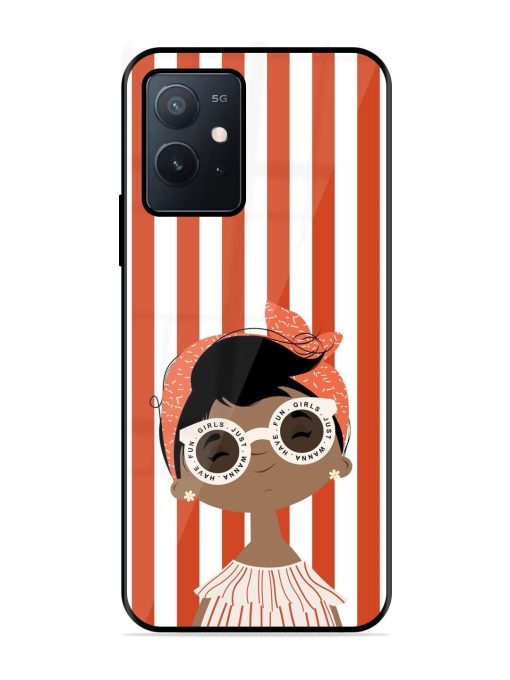 Girls Just Wanna Have Fun Glossy Soft Edge Case for Iqoo Z6 (5G) Chachhi