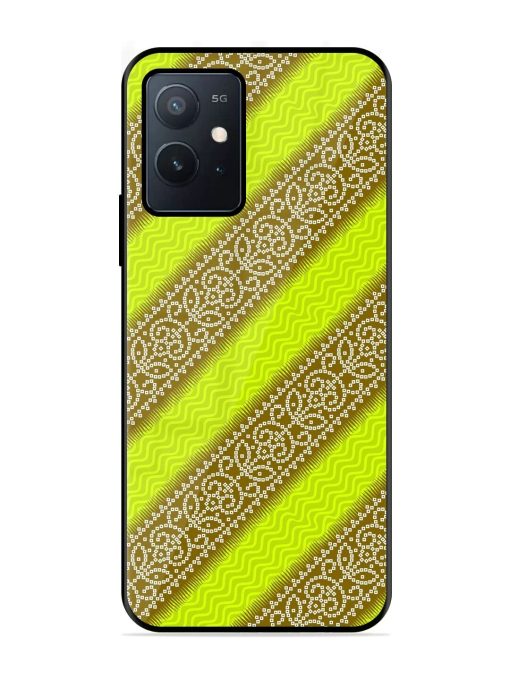 Golden Bandana Bliss Glossy Soft Edge Case for Iqoo Z6 (5G) Chachhi