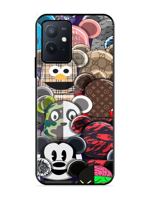 Streetwear Bearbrick Extravaganza Glossy Soft Edge Case for Iqoo Z6 (5G) Chachhi