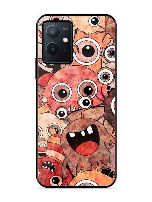 Monster Mash Glossy Soft Edge Case for Iqoo Z6 (5G) Chachhi