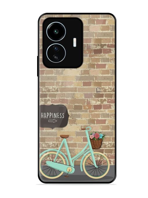 Pedaling Towards Happiness Glossy Soft Edge Case for Iqoo Z6 Lite Chachhi