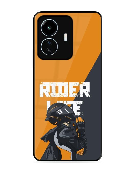 Ride Never Ends Glossy Soft Edge Case for Iqoo Z6 Lite Chachhi