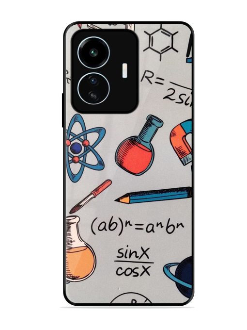 Science Doodle Glossy Soft Edge Case for Iqoo Z6 Lite Chachhi