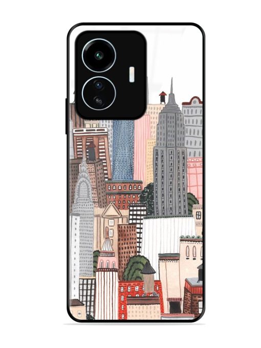 Cityscape Dreams Glossy Soft Edge Case for Iqoo Z6 Lite Chachhi