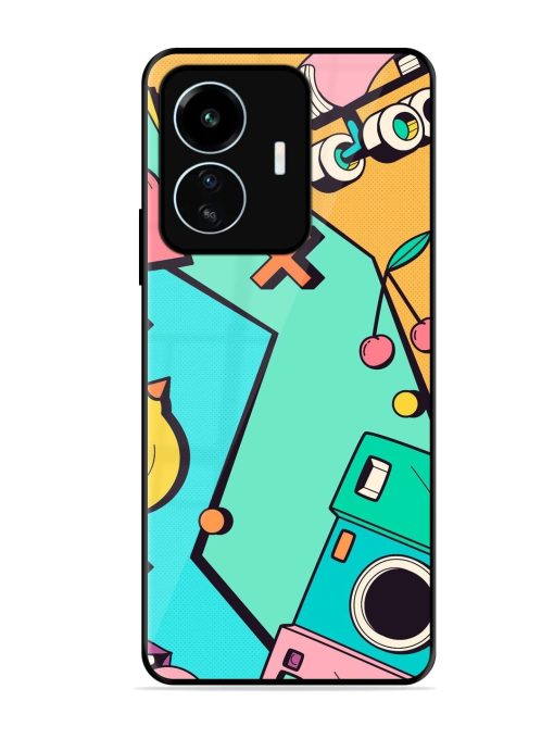 Retro Remix Glossy Soft Edge Case for Iqoo Z6 Lite Chachhi