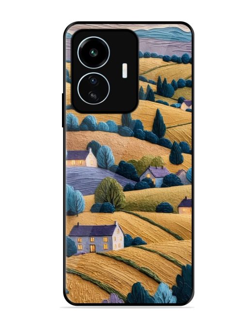 Rolling Hilltop Haven Glossy Soft Edge Case for Iqoo Z6 Lite