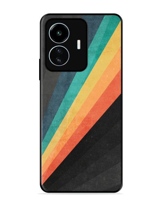 Retro Spectrum Glossy Soft Edge Case for Iqoo Z6 Lite Chachhi