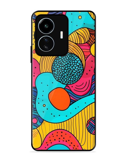 Psychedelic Patterns Glossy Soft Edge Case for Iqoo Z6 Lite Chachhi