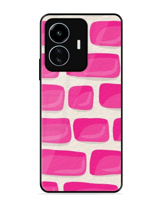 Pink Brick Wall Glossy Soft Edge Case for Iqoo Z6 Lite Chachhi