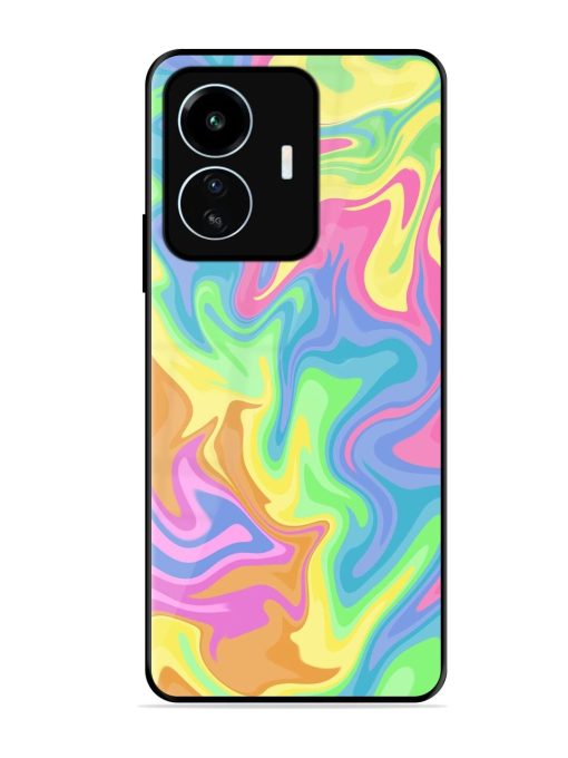 Whimsical Swirl Glossy Soft Edge Case for Iqoo Z6 Lite Chachhi