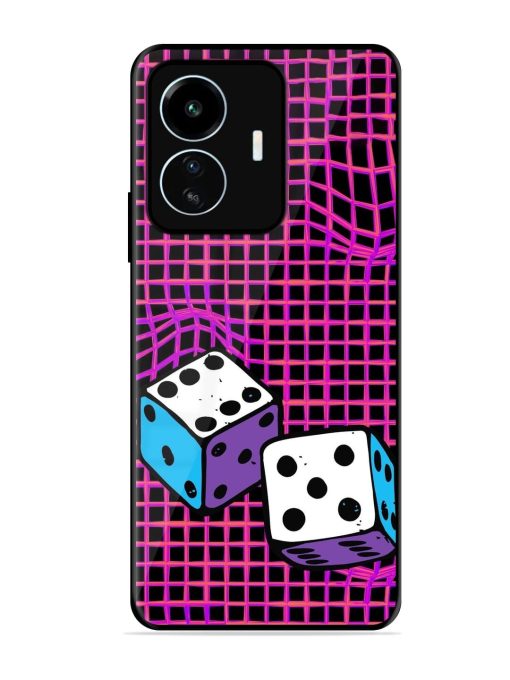 Glitched Dice Glossy Soft Edge Case for Iqoo Z6 Lite Chachhi