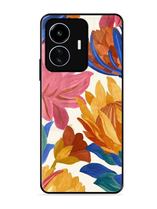 Blooming Tapestry Glossy Soft Edge Case for Iqoo Z6 Lite Chachhi