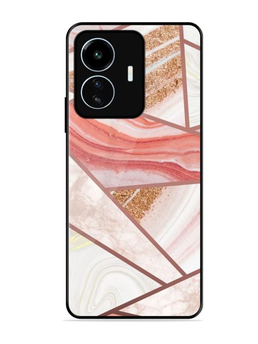 Rosy Mosaic Glossy Soft Edge Case for Iqoo Z6 Lite Chachhi