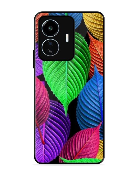 Rainbow Leaf Symphony Glossy Soft Edge Case for Iqoo Z6 Lite Chachhi