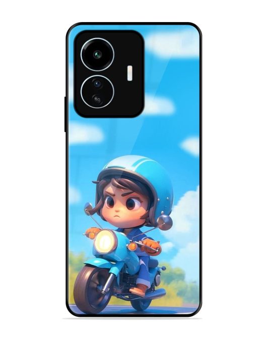 Little Rider Glossy Soft Edge Case for Iqoo Z6 Lite Chachhi