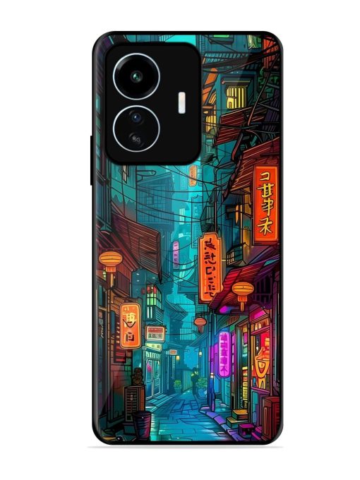 Neon Nightscape Glossy Soft Edge Case for Iqoo Z6 Lite Chachhi