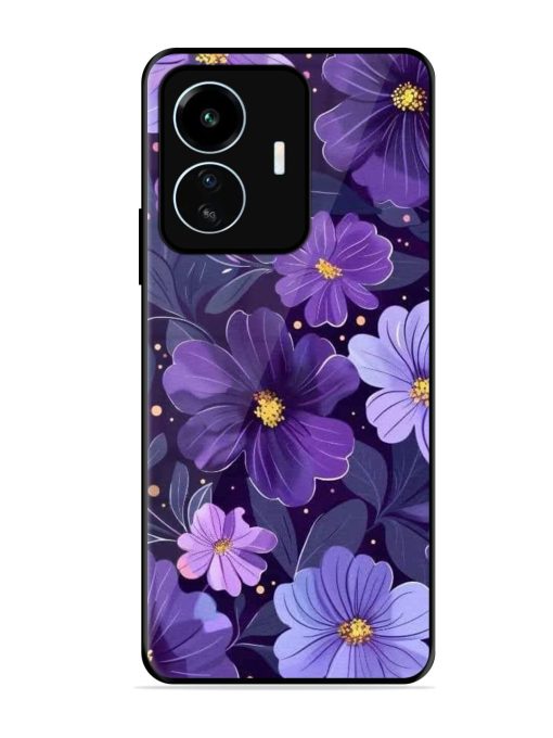 Purple Paradise Glossy Soft Edge Case for Iqoo Z6 Lite Chachhi