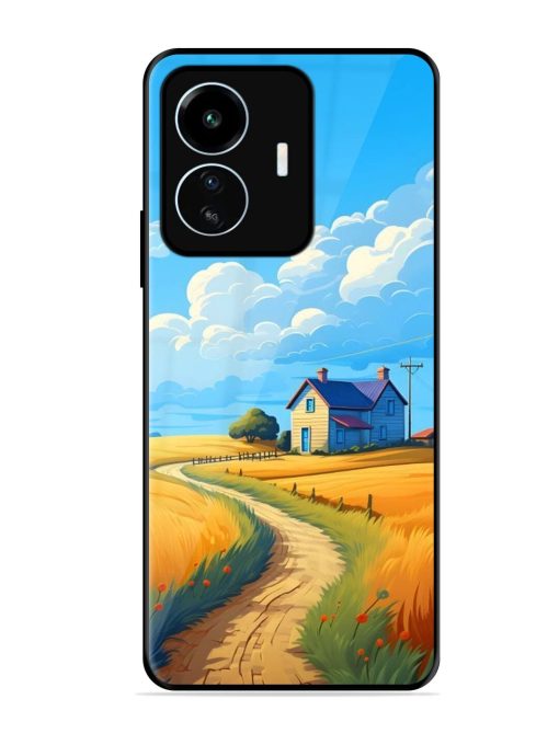 Countryside Cottage Glossy Soft Edge Case for Iqoo Z6 Lite Chachhi