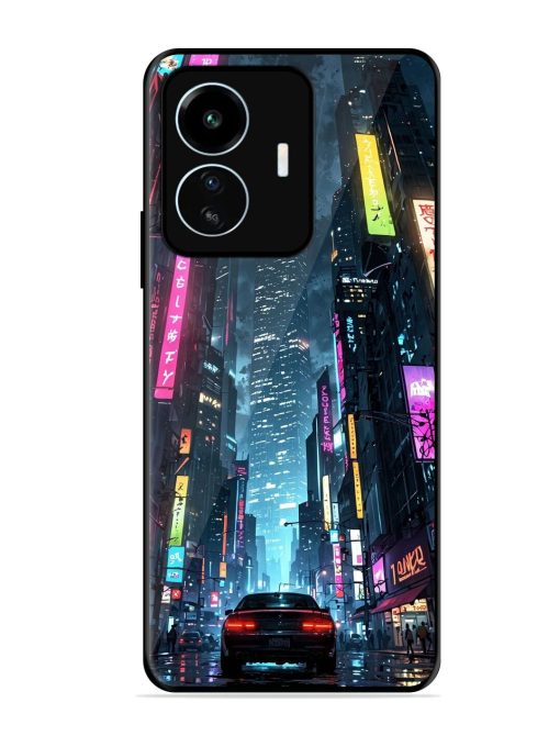 Neon Nightscape Glossy Soft Edge Case for Iqoo Z6 Lite Chachhi