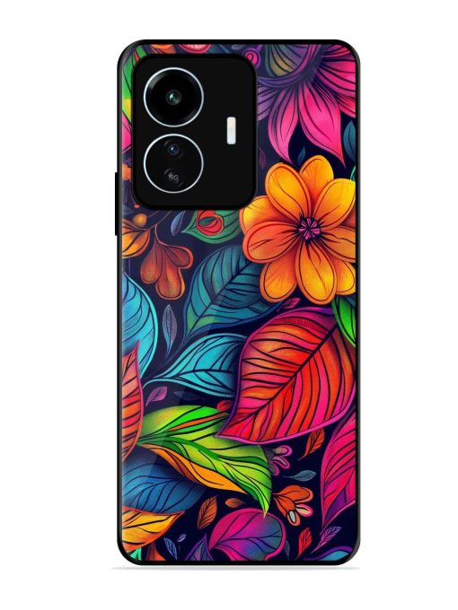 Rainbow Of Blooms Glossy Soft Edge Case for Iqoo Z6 Lite Chachhi