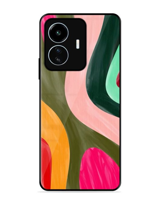 Wavy Wonderland Glossy Soft Edge Case for Iqoo Z6 Lite Chachhi