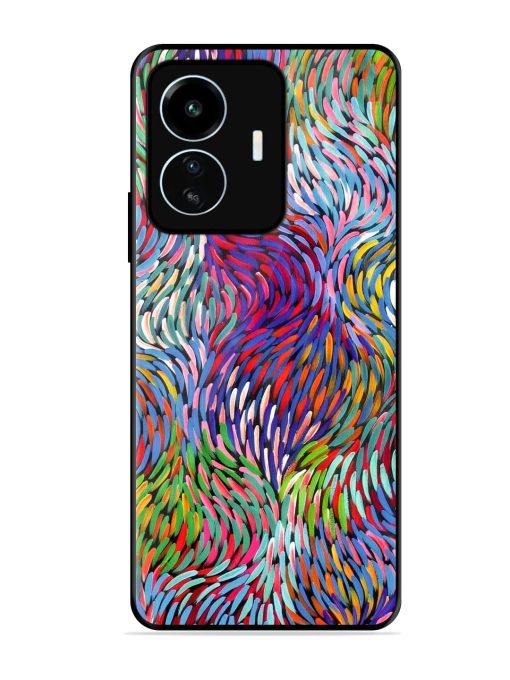 Vibrant Waves Glossy Soft Edge Case for Iqoo Z6 Lite Chachhi