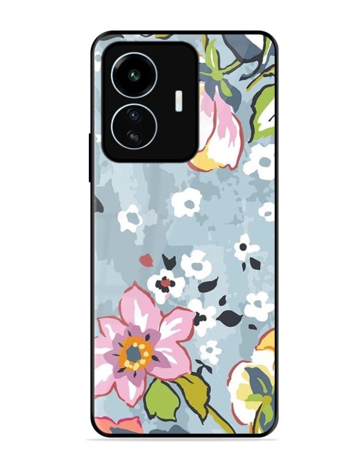 Floral Fantasy Glossy Soft Edge Case for Iqoo Z6 Lite Chachhi