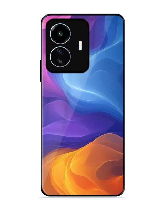 Cosmic Currents Glossy Soft Edge Case for Iqoo Z6 Lite Chachhi